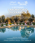 SAVELLETRI WORKSHOP DI CERAMICA 11 SETTEMBRE LAVORAZIONE AL TORNIO CASALE DEGLI ULIVI